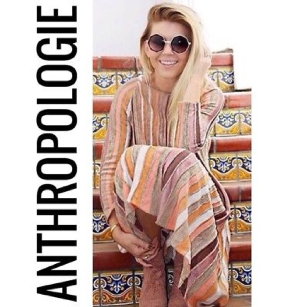 Sale Anthropologie Moth Nora Swing Sweater Dress